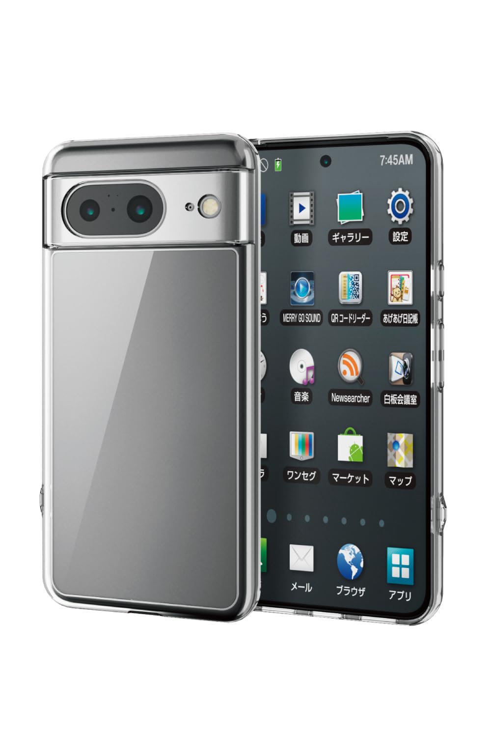 Amazon | エレコム Google Pixel 8 ケース 耐衝撃 ハイブリッド素材