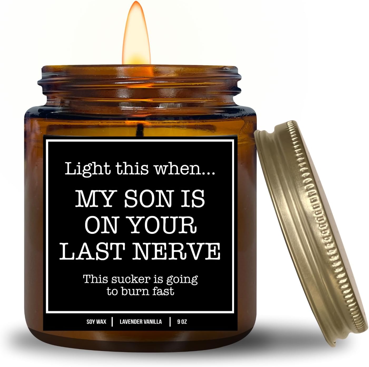 You Nique Designs Daughter in Law Candle 9oz - Daughter in Law Gifts from Mother in Law - Funny Daughter in Law Candle for Mothers Day & Birthday Gifts for Daughter-in-Law (Lavender & Vanilla A)