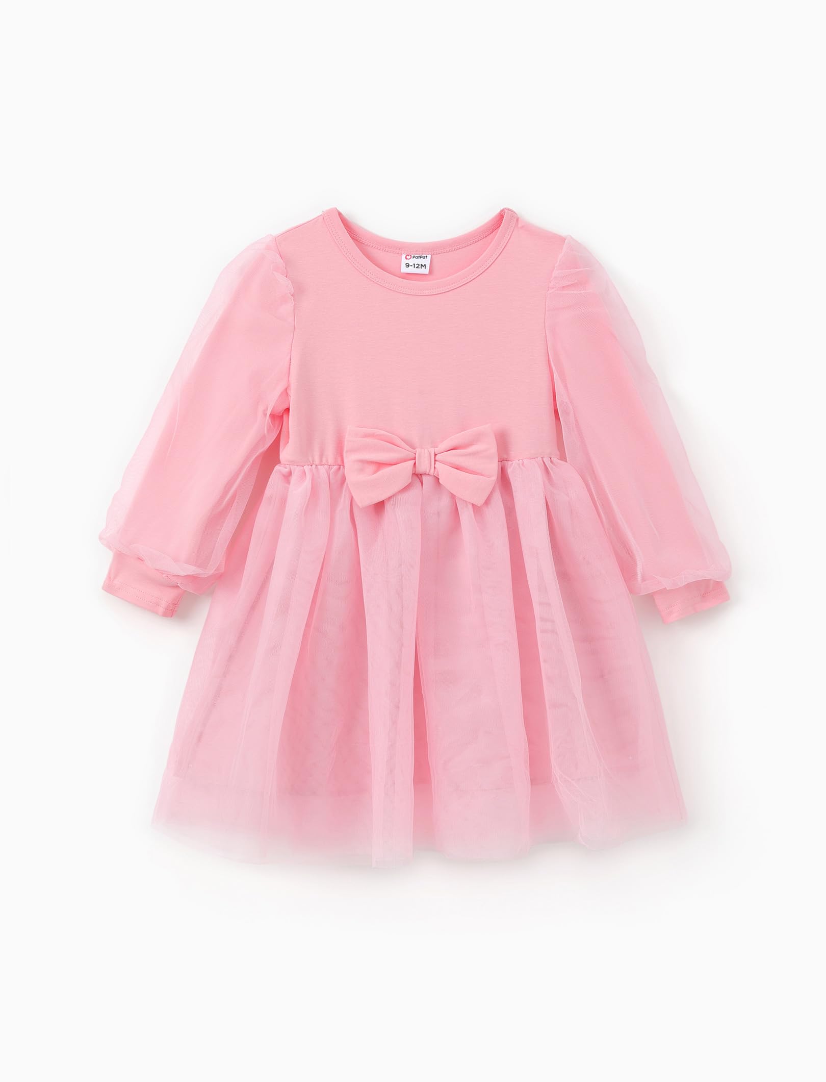 PATPAT Abito per la Famiglia - Maglia + Vestito Principessa, Outfit Mamma-Figlia, papà-Figlio, Abito Lungo per Mamma e Camicia per papà, per fotoshooting, Viaggi, Feste,Matrimoni - Autunno/Inverno