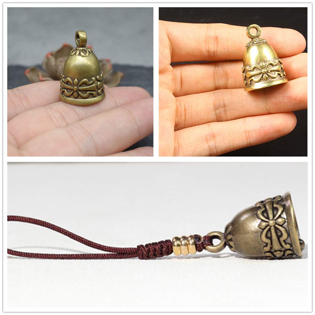 Lot De 4 Clochettes à Suspendre En Laiton Vintage Pour Décoration De La Maison, Petites Cloches Vintage En Laiton à Suspendre, Ornements, Pendentifs