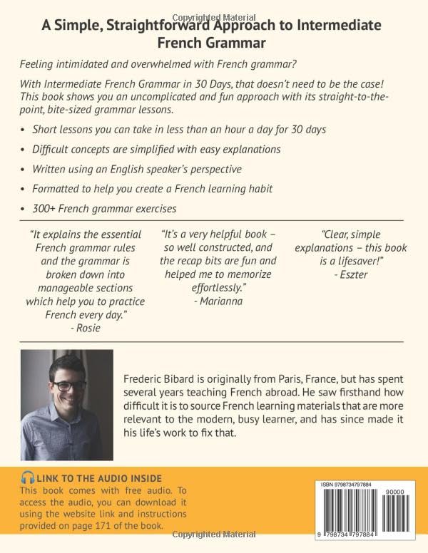 French Grammar for Intermediate Level: The most complete textbook and workbook for French learners (French Grammar Textbook) - Image 2