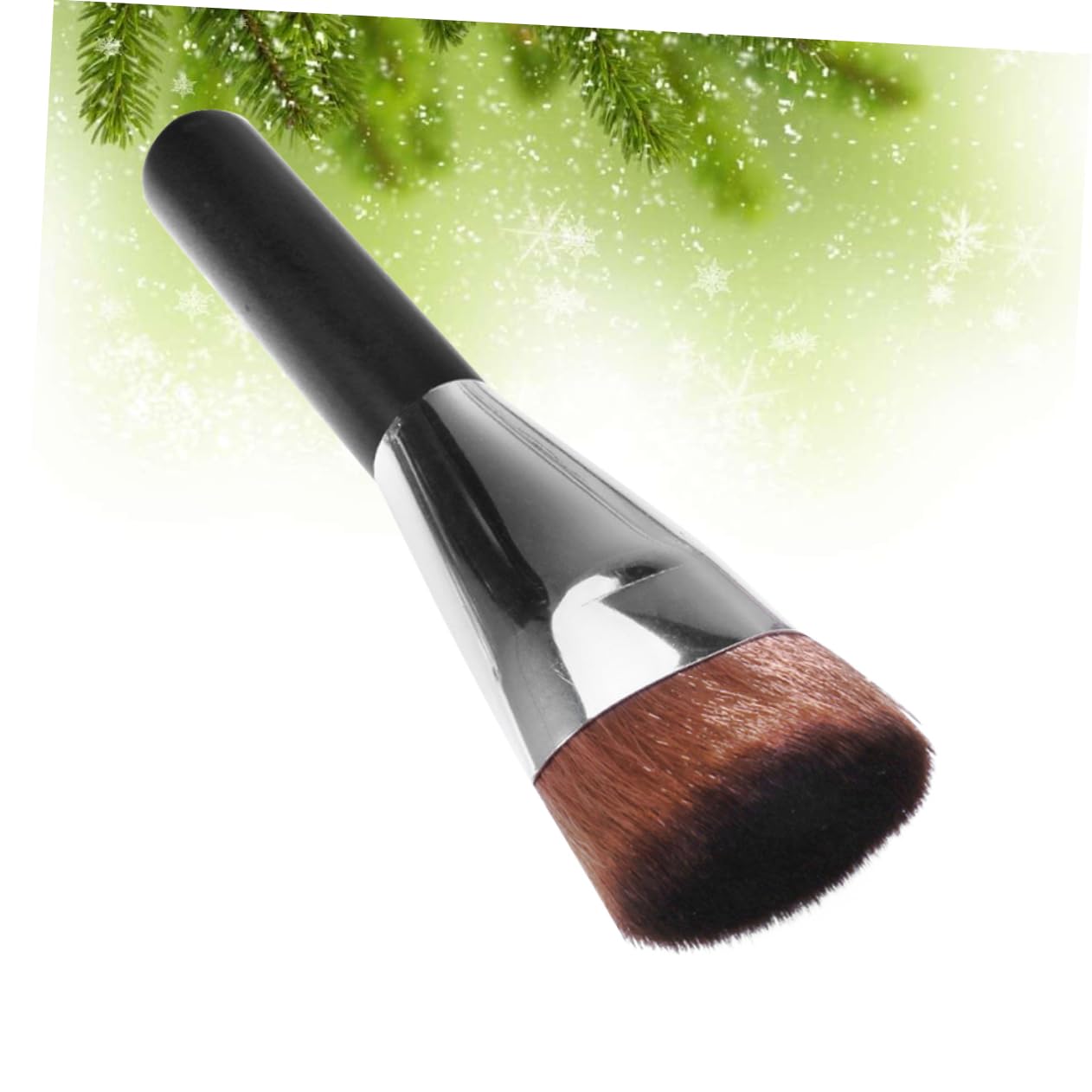 VICASKY Cosmetic Kit Loose Powder Brush Big Makeup Brush Hair Makeup Tools High Density Plastic Handle Soft Silky Application for Women Random Style