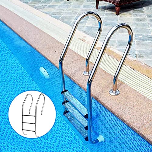 Escalera para piscina acero inoxidable 3 niveles miniatura 1