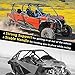 RERPRO UTV ATV Roll Bar Grab Handles Grips Compatible with Polaris RZR Ranger Can Am Kawasaki Wildcat Pioneer Accessories 1.5” - 1.75” Roll Cage Hand Holds with US Flag, 2 Pack