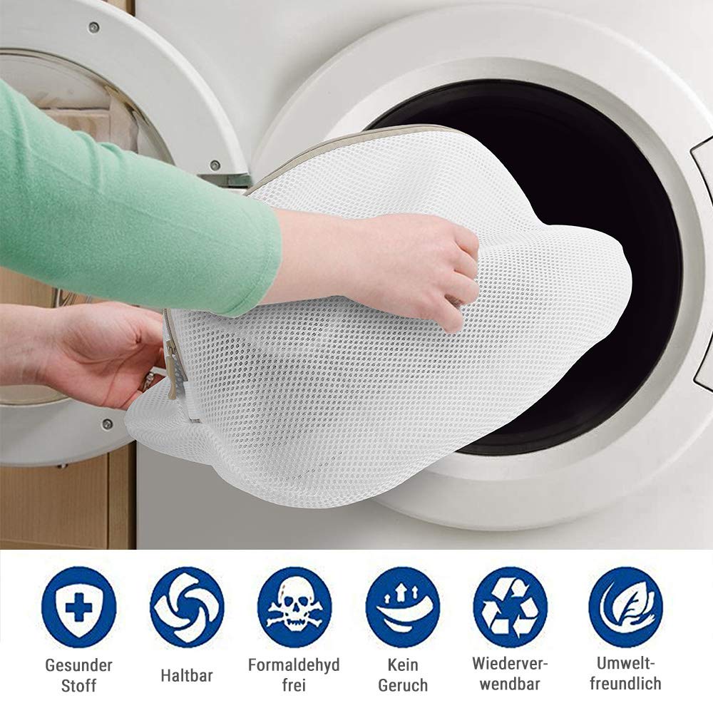 Sacca Per Lavare Le Scarpe In Lavatrice Sacchetti Lavatrice Per Scarpe - 2 Pezzi Grigi, 39x19 Cm Sacchetti Per Lavatrice
