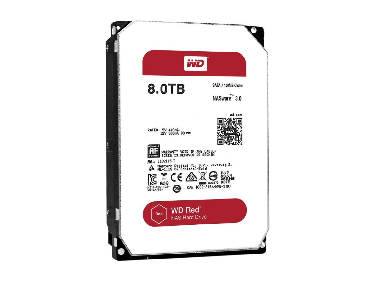 WD Red WD80EFZX 3,5 pouces Network Attached Storage 24x7 disque dur