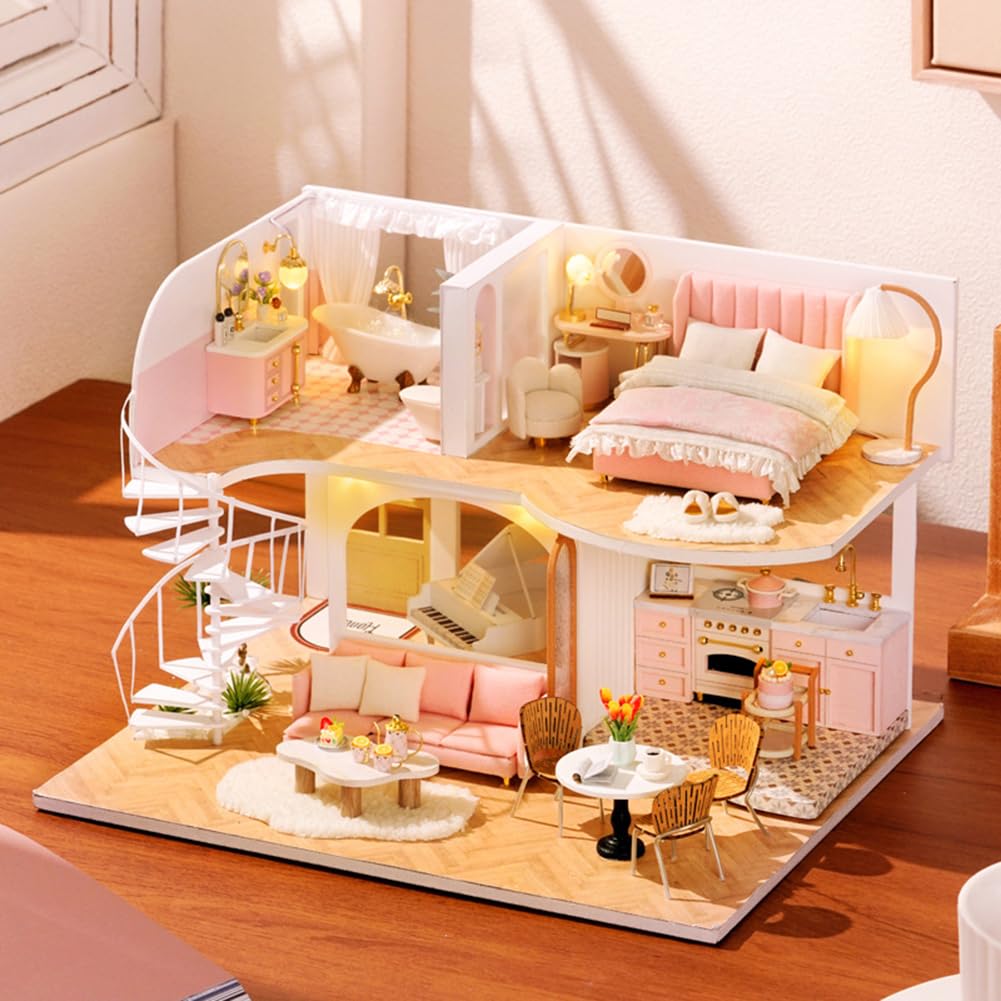 Amazon | CPOWACE DIY ドールハウス 朝の光の言葉/Morning light and