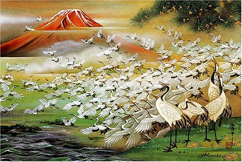 Hundred crane Figure RS-11-276 1000 Peace sacred mountain (japan import)