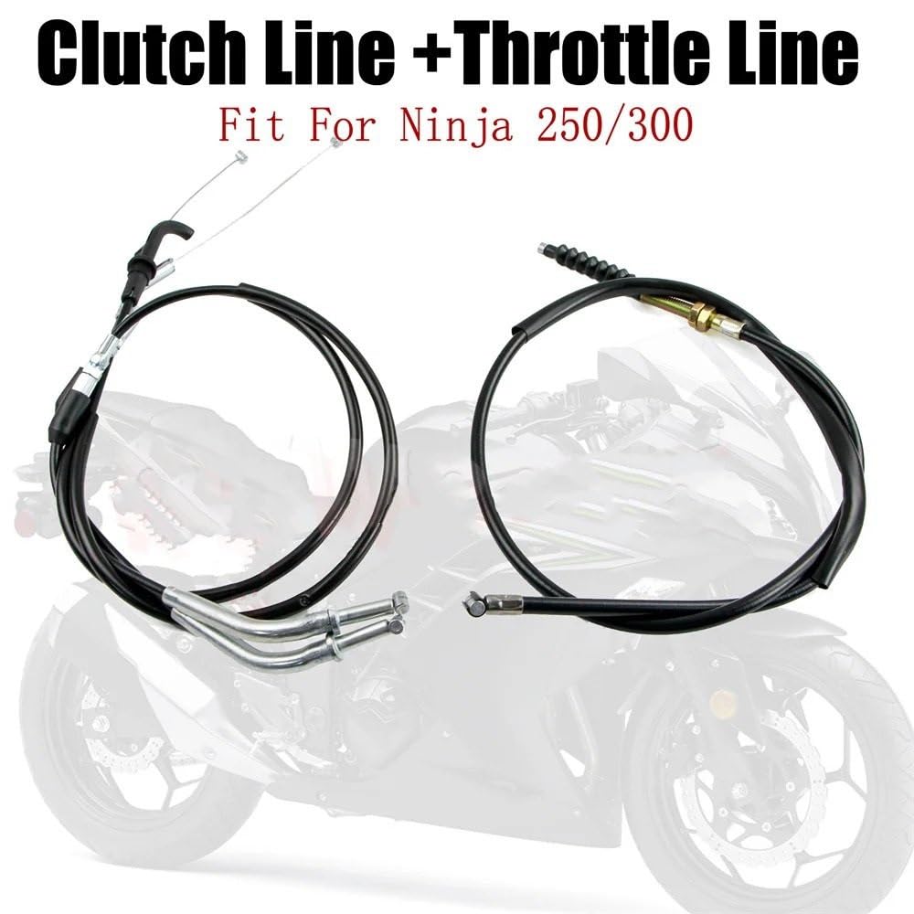 przepustnica sprzęgło Akcesoria motocyklowe Linia kablowa dźwigni sprzęgła + przewód przepustnicy Do 250R 300 EX300 2013-2017(Clutch Line)