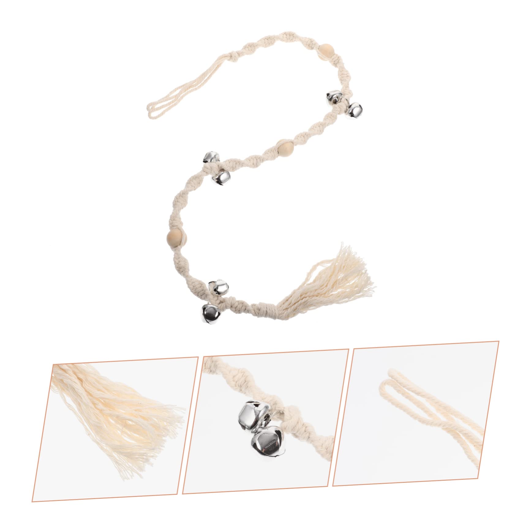 POPETPOP 4piezas Timbre Colgante para Perros Decoración Creativa y Funcional Accesorio De Entrenamiento para Mascotas para Puertas y Entrenamiento De Perros