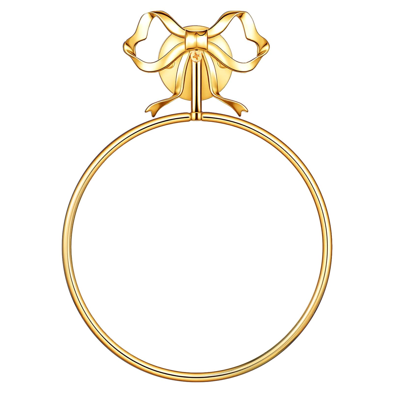 HENYGEN Bowknot Towel Rings in Antique Coppers Finish Elegant Bathroom Accessory for Bathroom Decors and Organization Traditional Homes Decors