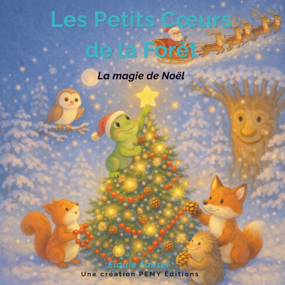 Les Petits Cœurs de la Forêt : La magie de Noël: Album de Noël poétique sur l’amitié, le partage et l’espoir, pour enfants de 3 à 6 ans.
