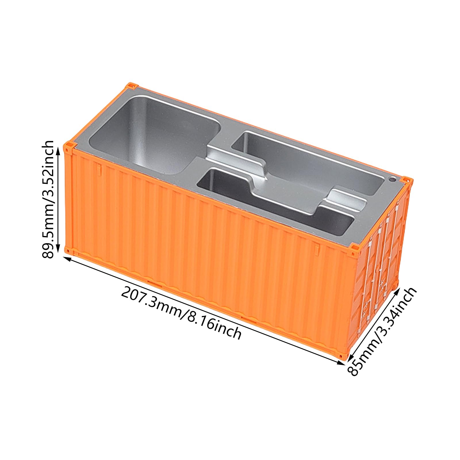 Organizer da scrivania multifunzione con porta biglietti da visita, supporto per telefono, contenitore per spedizioni, scatola immagazzinaggio, organizer per penne per portapenne da ufficio