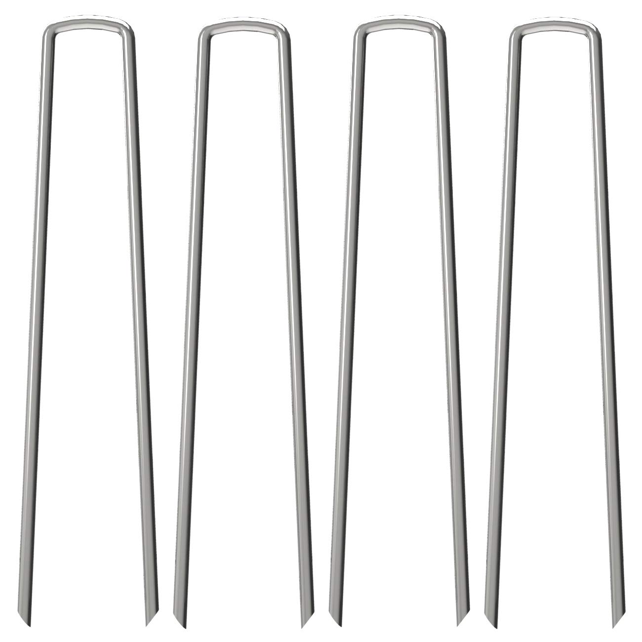 200 Anclajes para Suelo, Grapas para Jardinería de 12 Pulgadas, Estacas de Acero Galvanizado, Grapas de Tela de Paisaje para Suelo GardenStaple12-W200