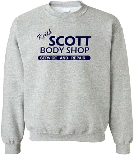 Keith Scott Body Shop - oth Tree Hill - Sudadera de forro polar Keith Scott Body Shop - oth Tree Hill - Sudadera de forro polar