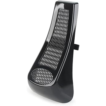 Bow Spoiler Black Motorcycle Front Lower Radiator Cover Chin Trim Spoiler Frame Cover for Harley for Davidson Softail 2000-2017 Chin Cover