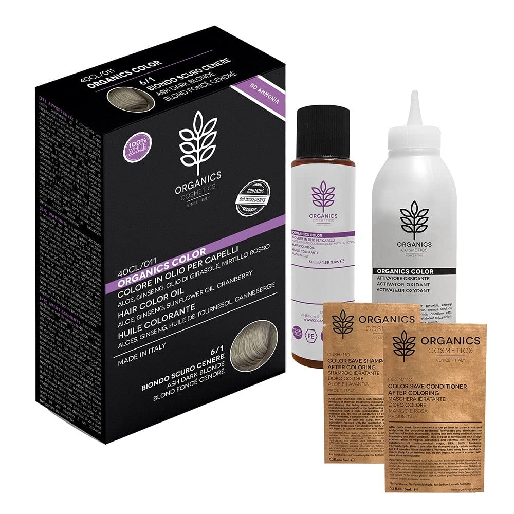Organics Pharm Kit Organics Color 6/1 Rubio Oscuro Ceniza-image
