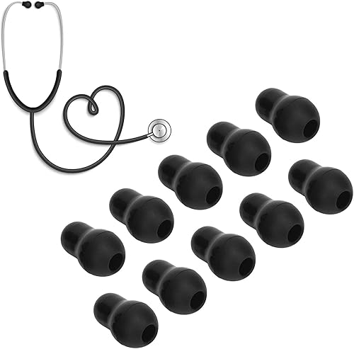 Miniatura 2 de 10 tapones para los oídos del estetoscopio de silicona de repuesto para estetoscopios