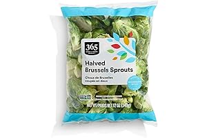 365 by Whole Foods Market Frozen Organic Brussel Sprouts Halved 12 Ounce
