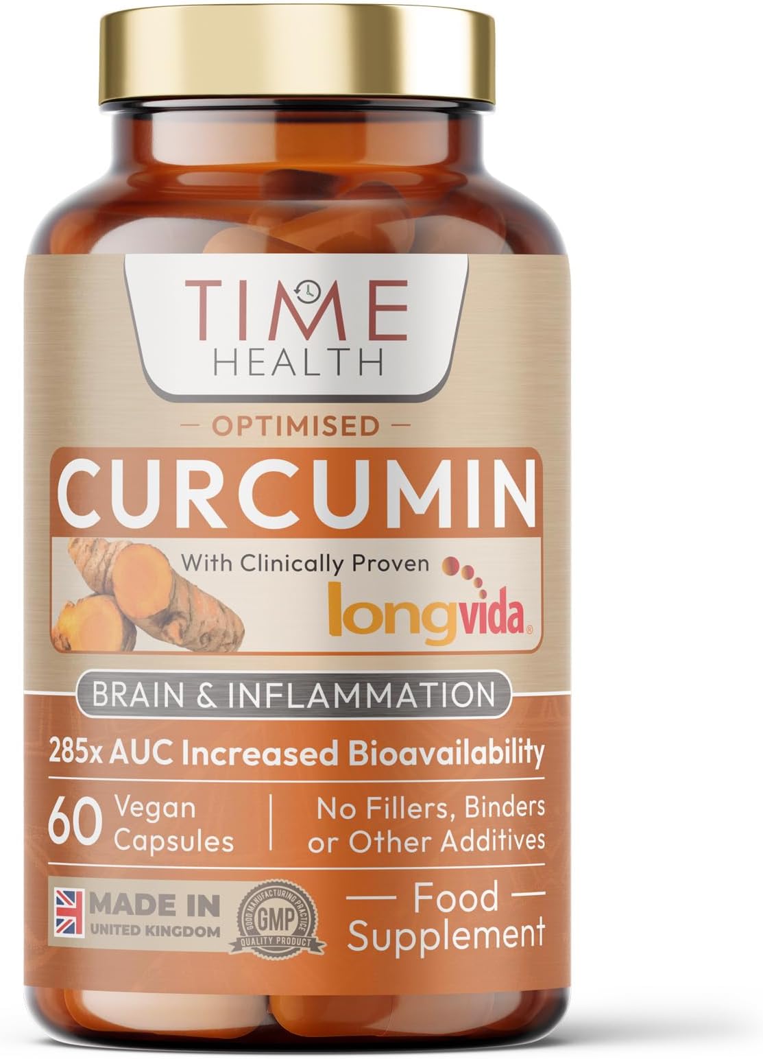 Longvida Optimised Curcumin Extract - Clinically Proven - Highly Bioavailable
