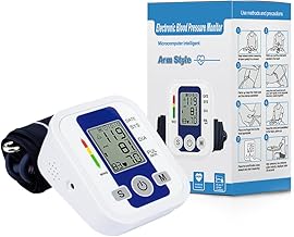 Lvozize Digital Arm Blood Pressure Monitor with Cuff Adjustment Control Accurate Measurement of Blood Pressure and Pulse Blood Pressure Device with Memory Function