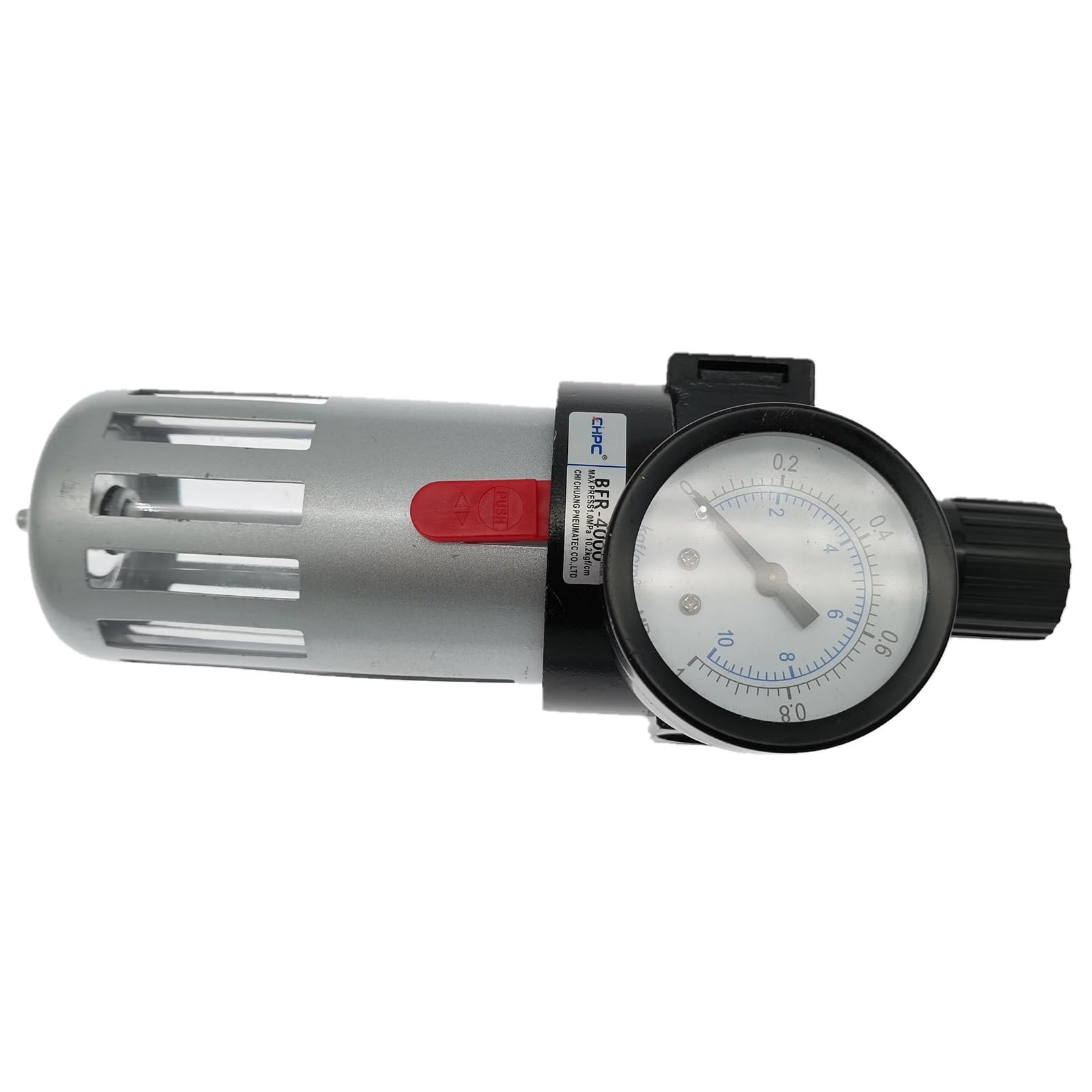1 x regulator filtra powietrza, G1/2 BFR2000 BFR3000 BFR4000 urządzenie do uzdatniania gazu powietrza regulator ciśnienia filtra z manometrem(BFR2000)