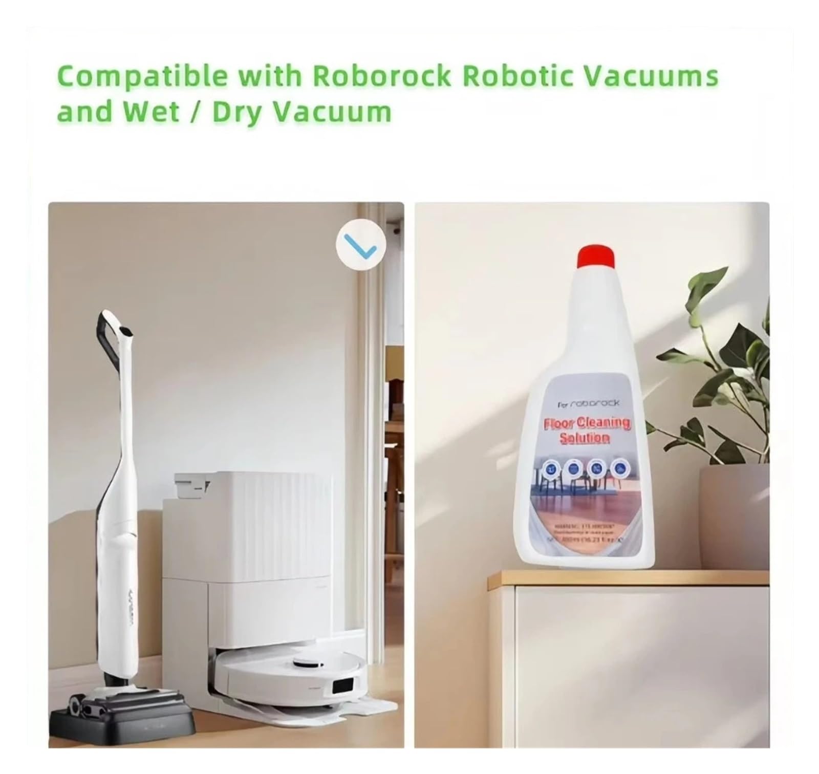 Reinigungsflüssigkeit, Kompatibel Mit Roborock, Qrevo MaxV G20s Ultra G20s Saros 10R A15Q S9 MaxV Slim Qrevo Curv, Qrevo Edge, Saros 10R