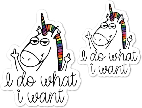 Imperial Vibes Paquete de 2 calcomanías divertidas para parachoques de 5 pulgadas y 25 pulgadas de alto para automóvil camión camioneta SUV ventana