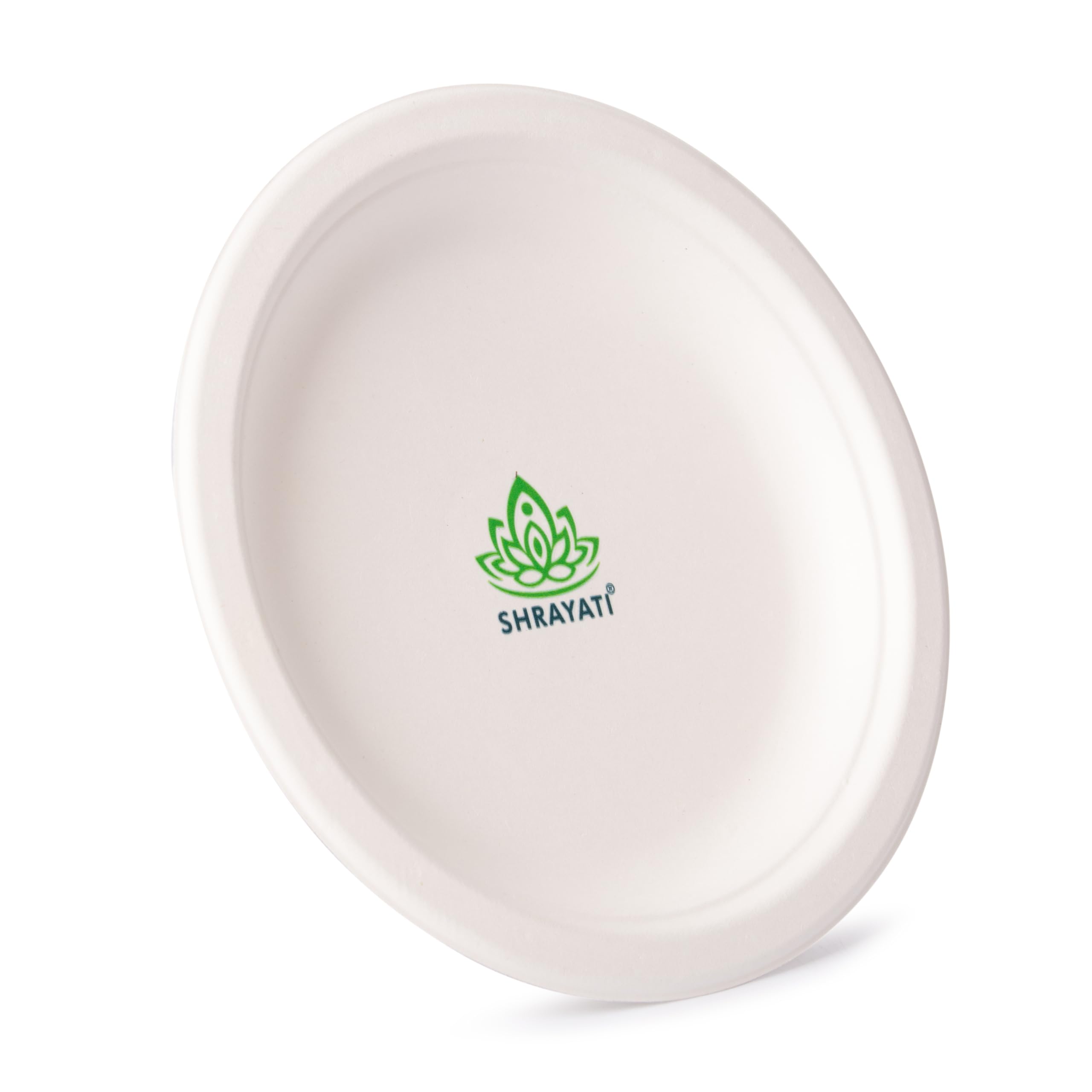 Eco-Friendly Sugarcane Plates - Pack of 25 -2 Eco-Friendly Sugarcane Plates - Pack of 25 -2