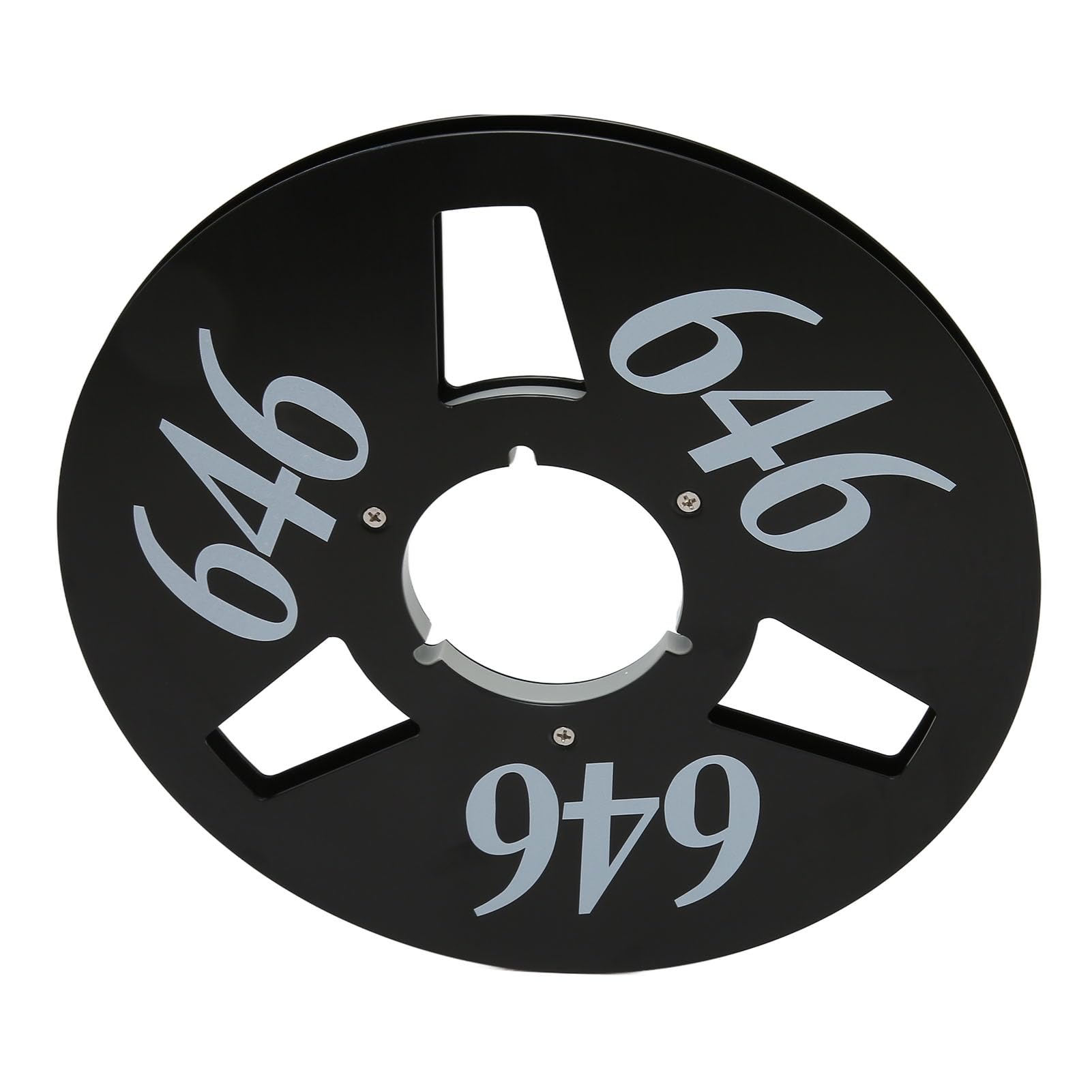 1/4 0 Iversal Aluminiowy kołowrotek taśmowy Oy - le, Low No & Bend zamiennik dla graczy Open Reel (czarny)