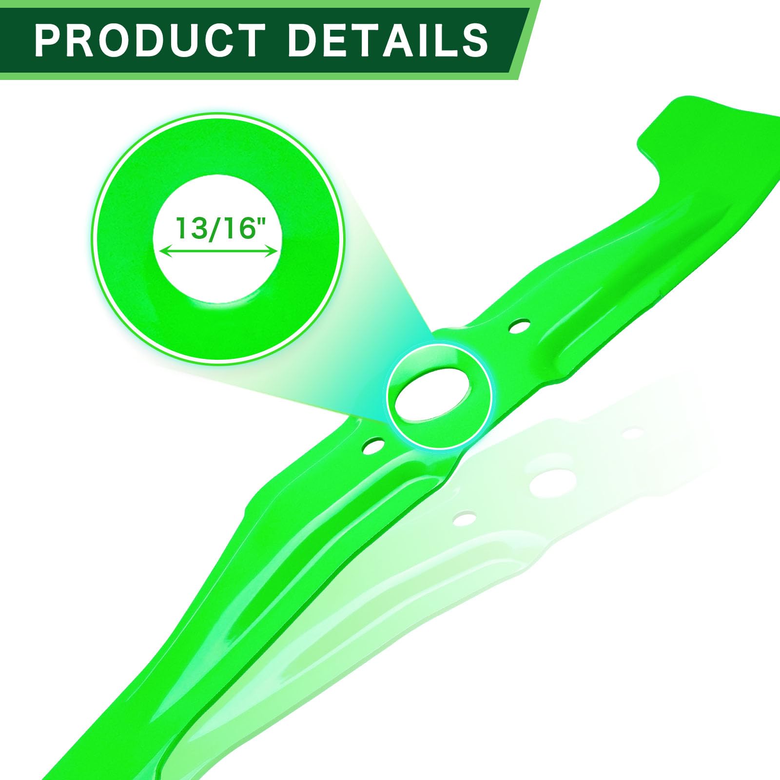 Juego de 2 cuchillas para cortacésped 72531-VH7-000 y 72511-VL0-S00 compatible con Microcut Twin Hon da HRR 216 VLAA VYAA K9 PKAA VKAA K10 K11