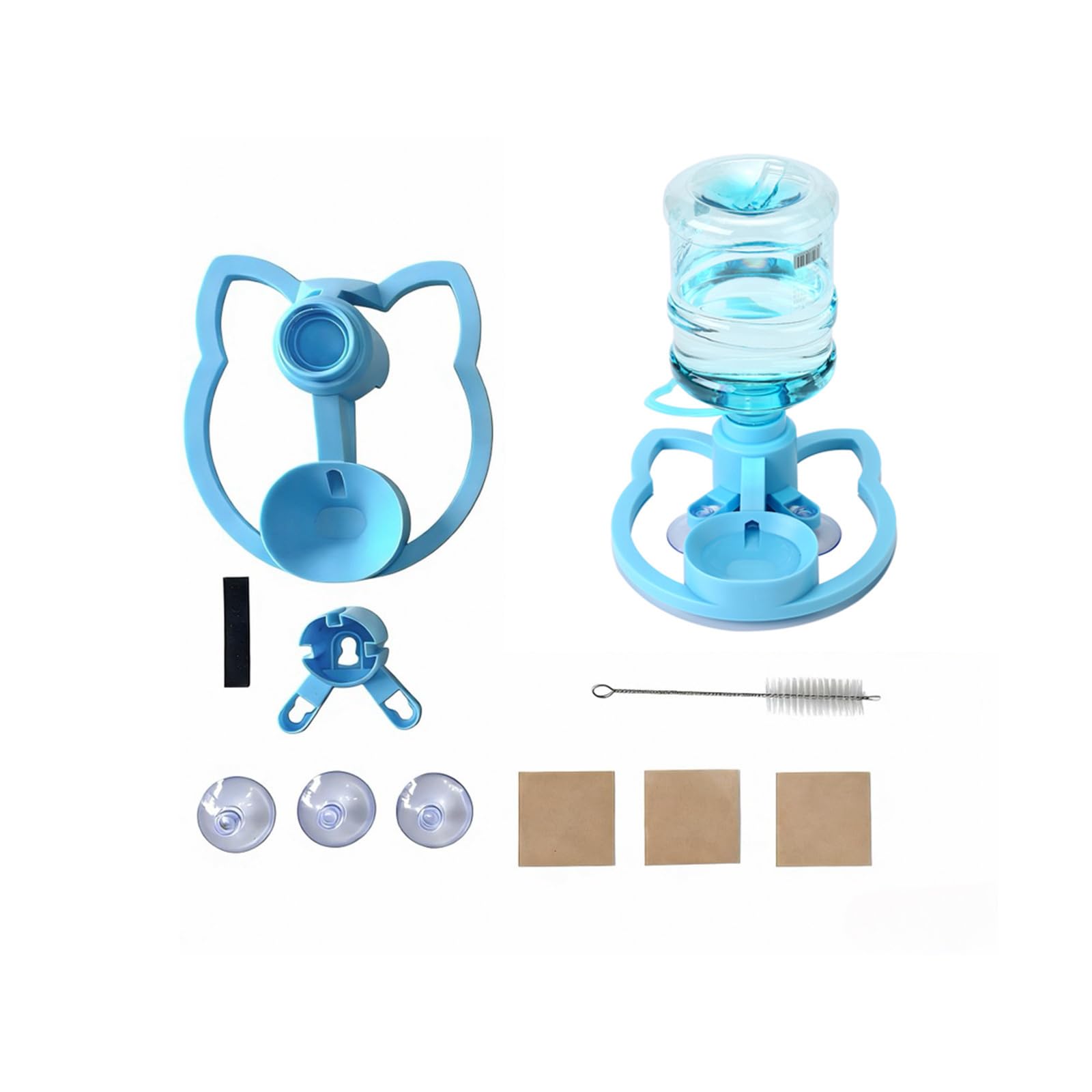 HENYGEN Strong ABS Pet Water Feeder with 650ml Capacity Ideal for Home or Cage Use Clear Water Bottle