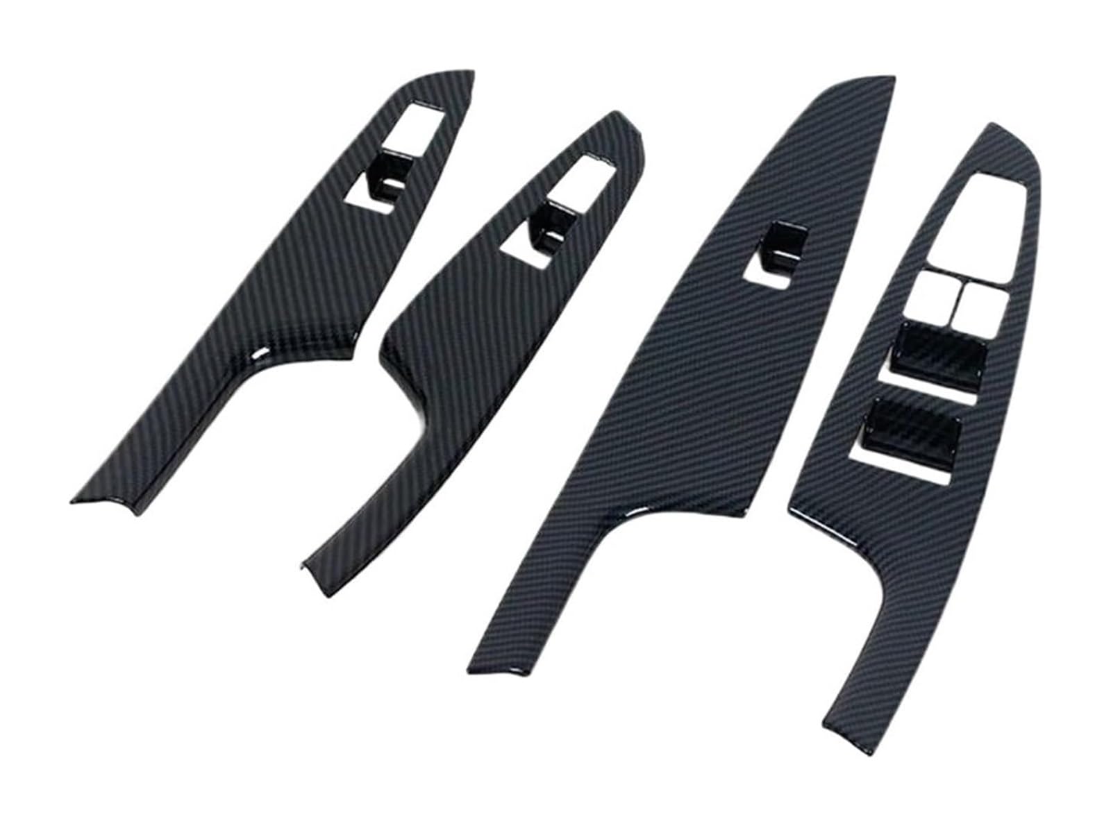 TYTYASS Inner Door Handle for Hyundai for Tucson 2015 2016 2017 2018 2019 2020 Car Window Lift Switch Button Panel TrimInterior Sticker