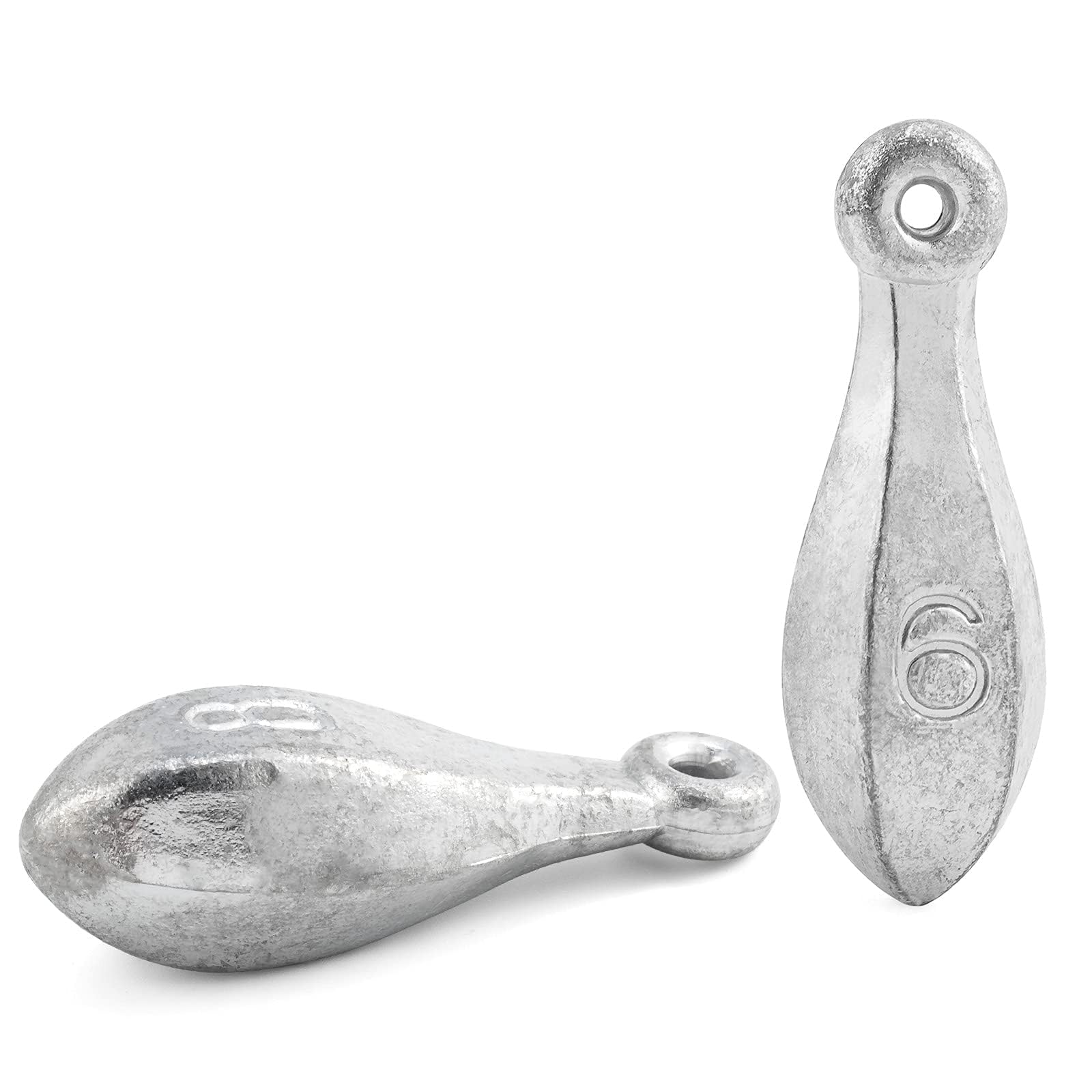 Dr.Fish Bank Sinkers - Pesas de pesca de plomo, 1 a 32 onzas/2 libras, pesas de agua dulce para pesca de gato, canal de río, surf, pesca en agua salada