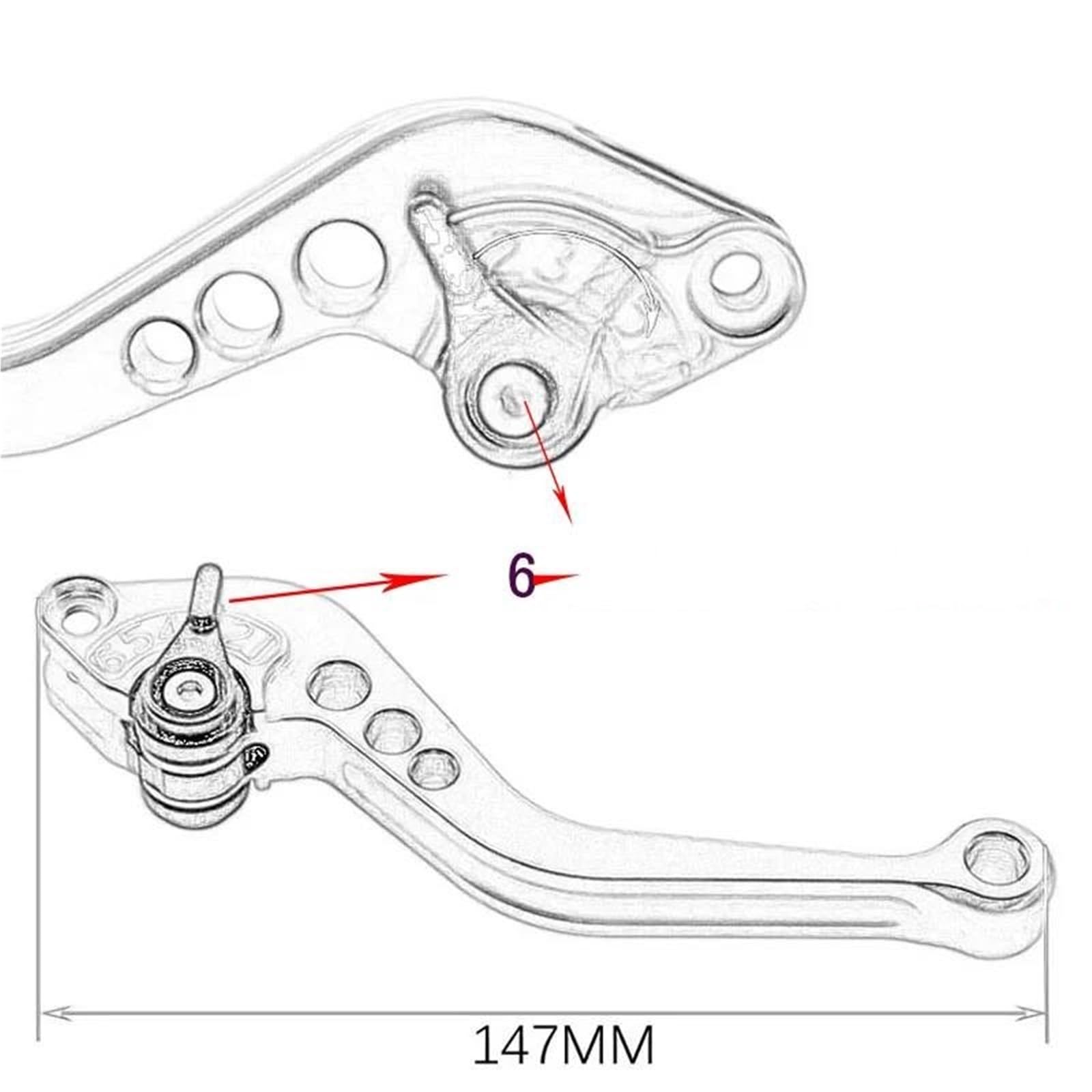 Moto Accesorio Manetas De Embrague Y Freno Para Motocicleta Para Yamaha XMAX X-MAX 250 125 XMAX125 2015-2025. Manillar Sólido Ajustable Palanca Maneta Freno Embrague