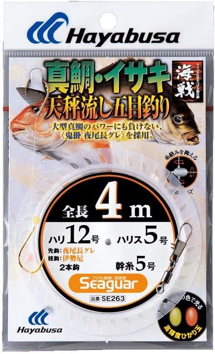 Hayabusa 11-4 Sea Battle, Sea Bream, Isaki 13.1 ft (4 m) 2 Hooks