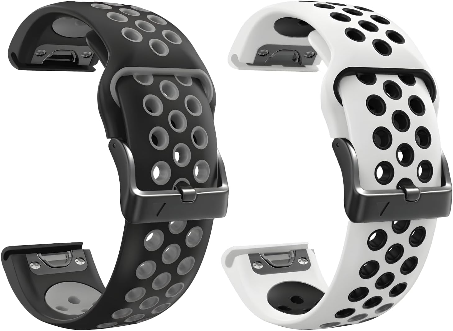 22mm Quickfit Watch Band for Garmin Fenix 5/6/7 Pro Solar Forerunner 935 745 965 955, Breathable Wristband for Garmin MARQ Descent Quatix