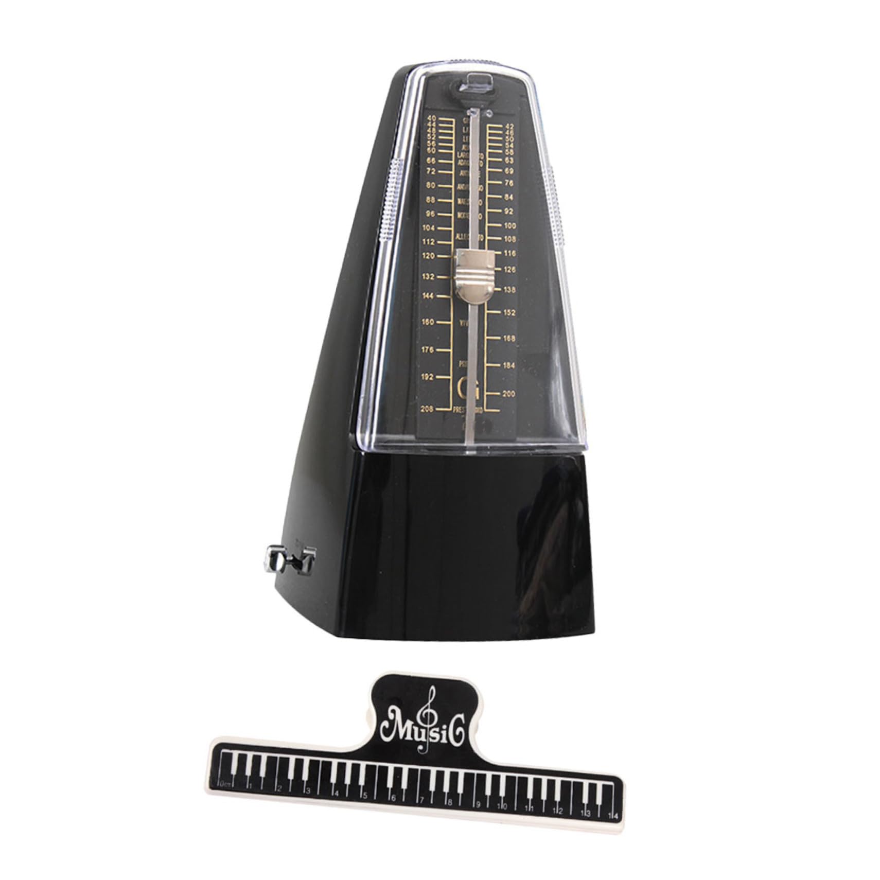UPKOCH 1satz Mechanisches Für Gitarre Klavier Violine Mit Musikbuch Und Clip Präzises Rhythmusgerät Für Anfänger Und Geeignet Für Verschiedene Instrumente