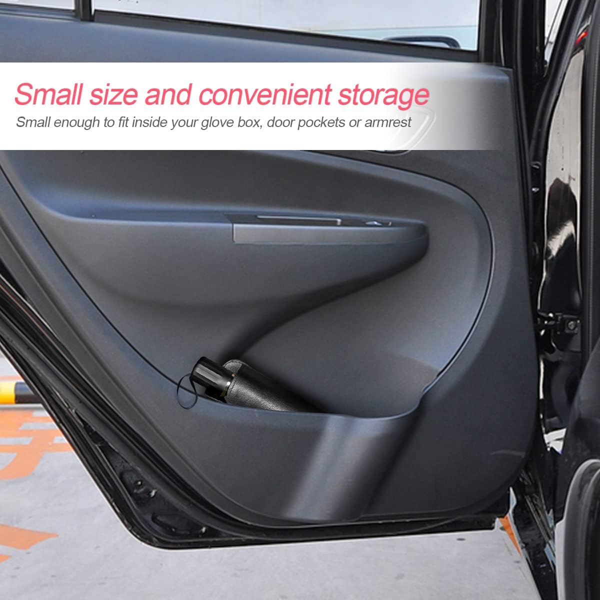 Car Windshield Sun Shade, 25"x 49" Foldable Umbrella Sunshade for Car Front Windshield UV Rays Sun Heat Reflector Universal for Most Cars, Vehicles, Keep Car Cool, Auto Interior Protection (Small)