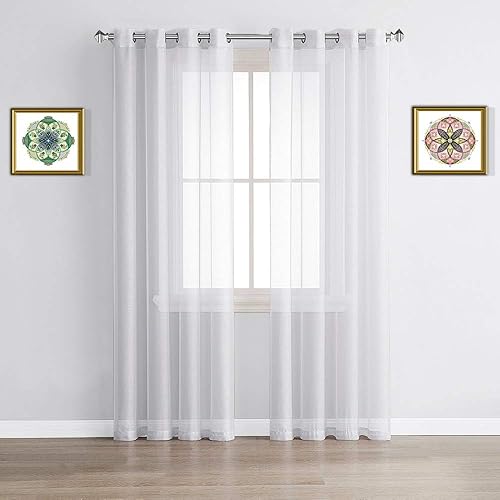 Window Sheers 72 Length Amazon Com