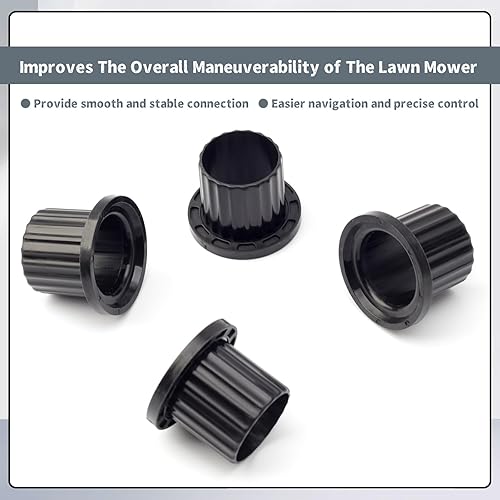 Miniatura 6 de Erchon 4 piezas de repuesto de buje de yugo M167267 para cortacéspedes John Deere Ztrak modelo Z235 Z255 Z335E Z355E Z335M Z345M Z345R