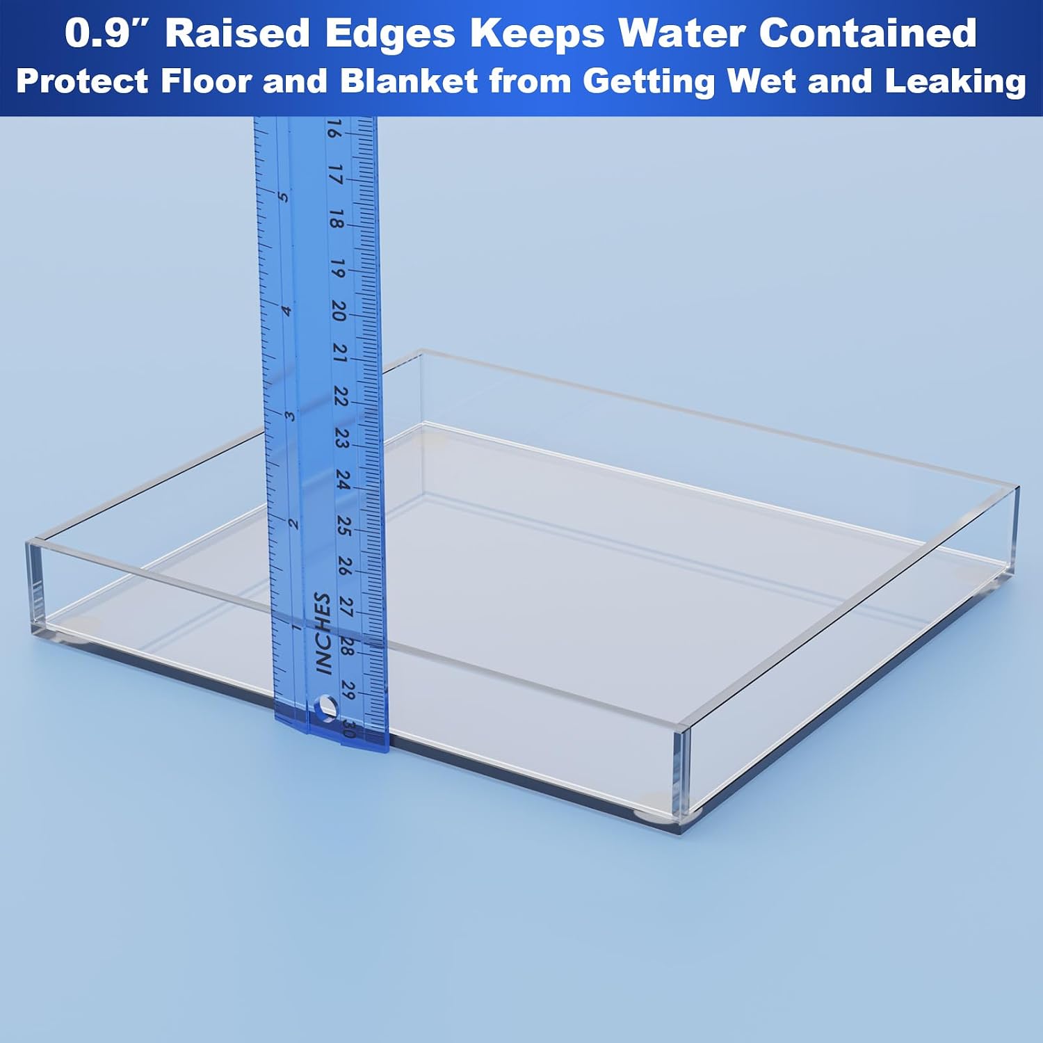 Homakover Acrylic Humidifiers Tray for LEVOIT Classic 160 Top-Fill Humidifiers 2.5L Tank, Leak-Proof & Anti-Slip image 4