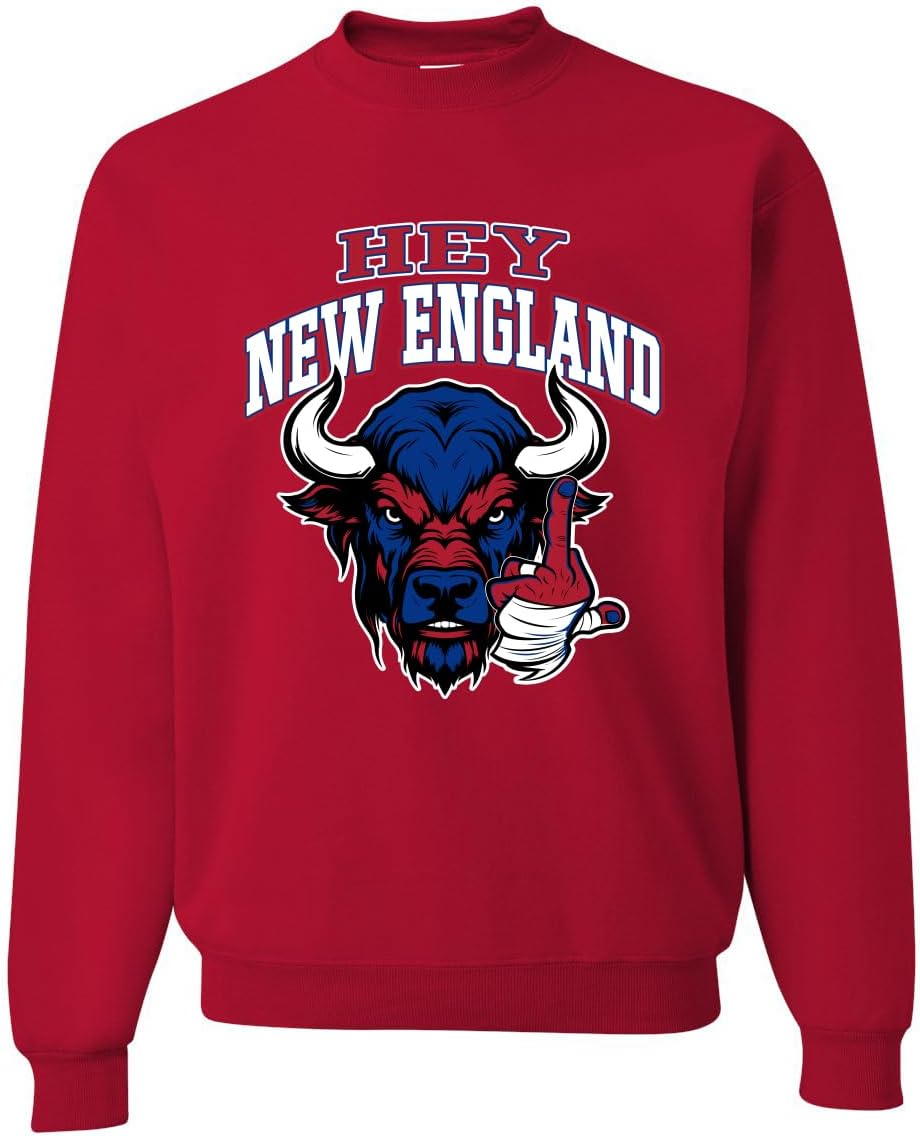 Shark & Hammer Buffalo Fan | BUF Fantasy Football Sports Unisex Crewneck Sweatshirt