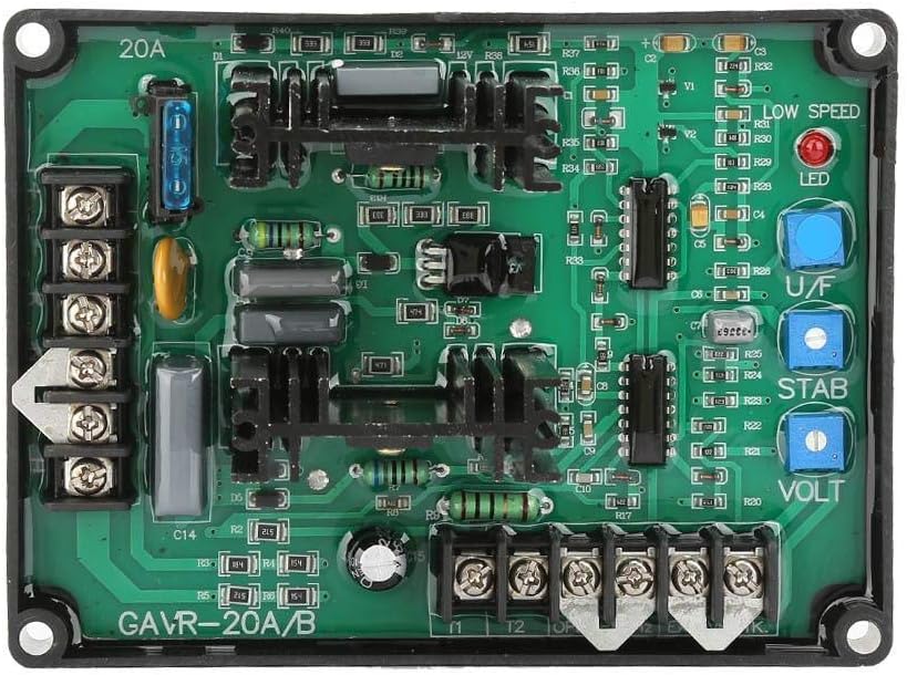 Automatic Voltage Regulator, GAVR-20A Universal Voltage Regulator 20A Generator Replacement High Efficiency Power Module