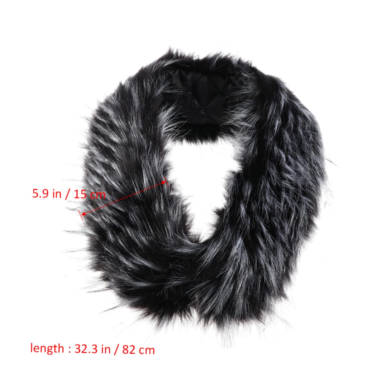 2 Piezas 82 Cálidas Bufandas Chal De Capa Con Hombros Peludos Bufandas Para Mujeres Elegantes Calentador De Cuello Chal Para Mujer Invierno De Piel Estola De Piel Black