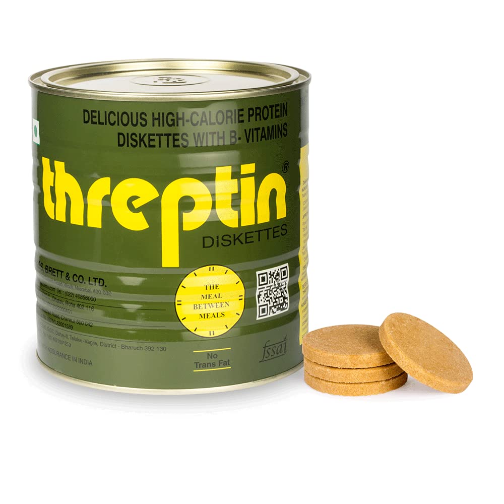 Threptin Chocolate Protein Supplement Biscuits 275 g & Threptin
