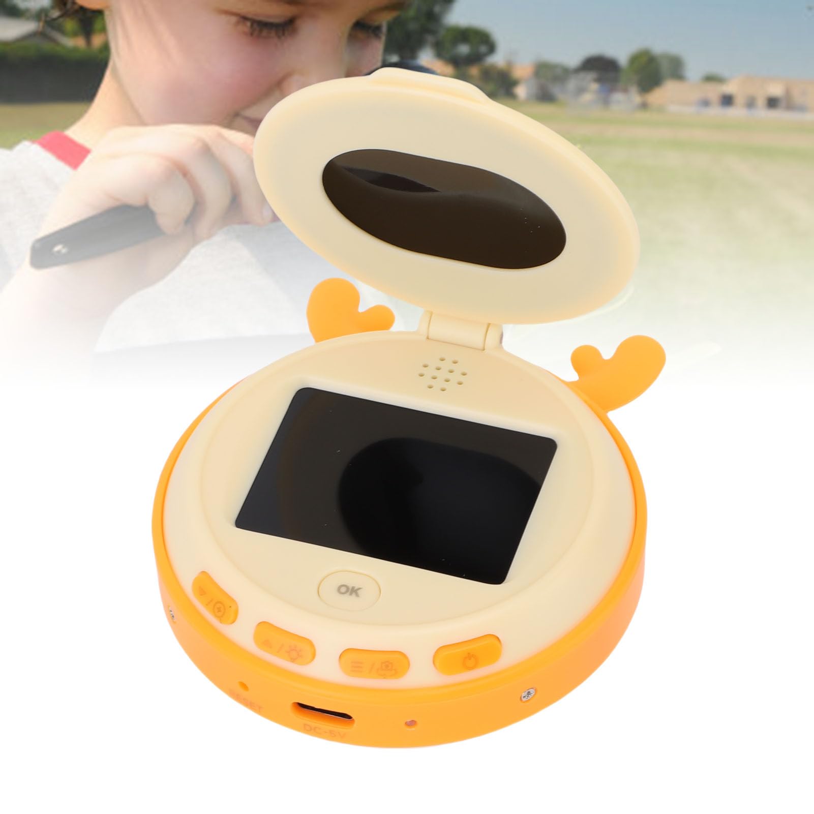 Tbest Microscopio para Niños con Pantalla de 2 Pulgadas, Juguete Educativo