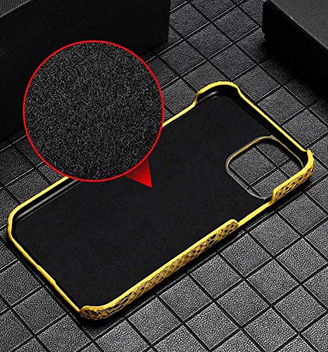 Couverture de téléphone arrière contre rayures étui cuir Python iPhone 13 - 4