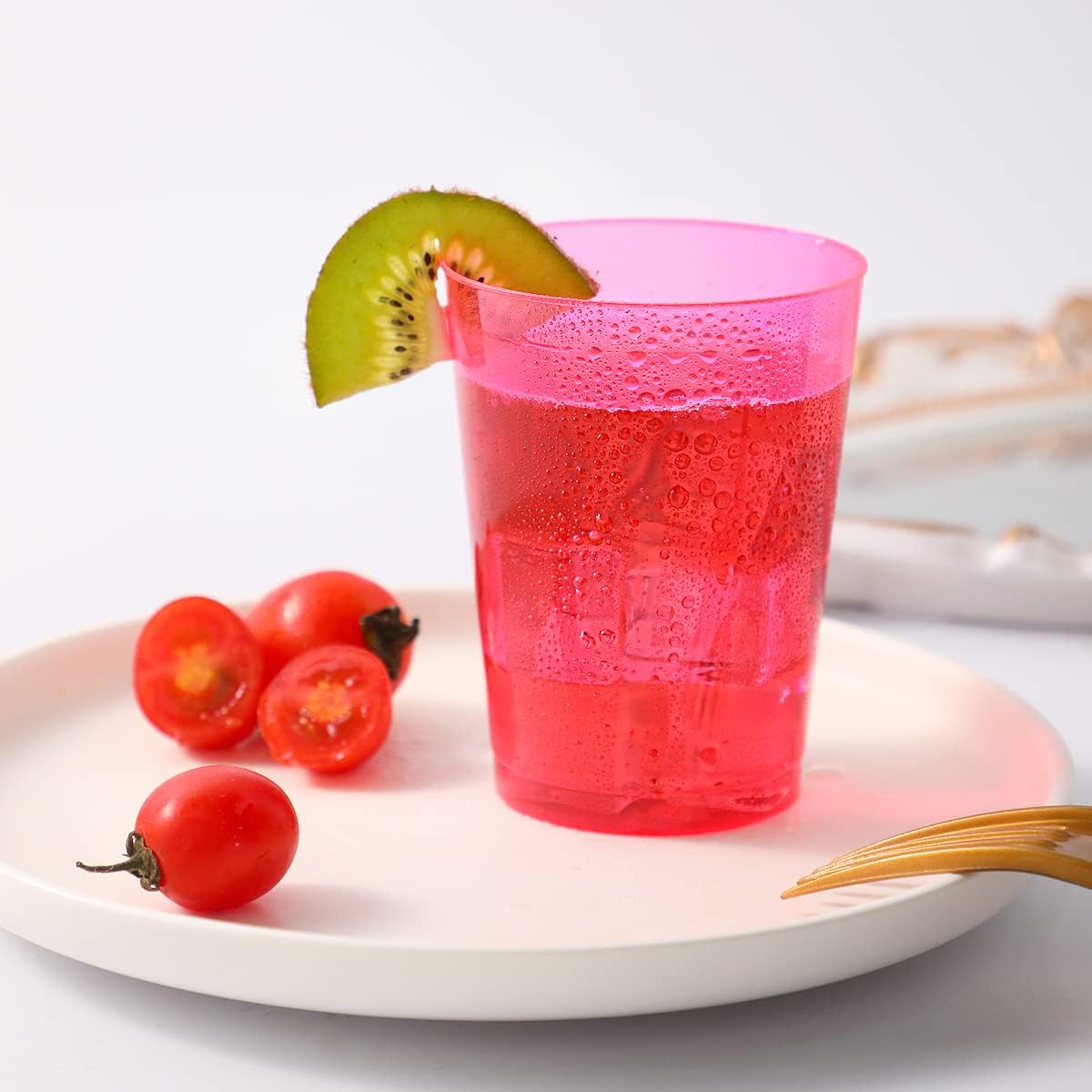 Neon Disposable Cups - 100 10oz Party Tumblers -5