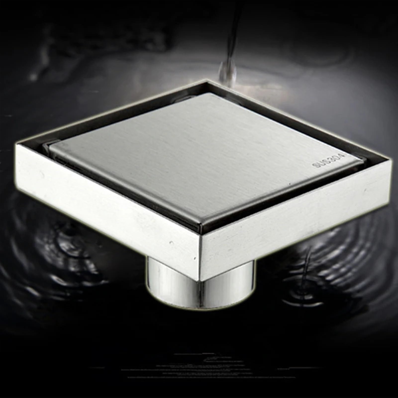 Drain de sol invisible pour éviter la stagnation d'eau en douche